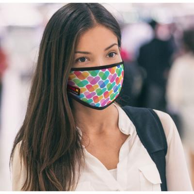 Image of Promotional Reusable Face Mask Cover With All Over Branding