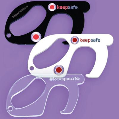 Image of Branded PPE No Touch Door And Draw Opener With Non Contact Button Pusher