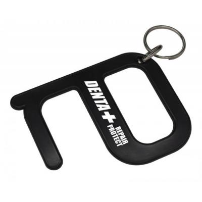 Image of Promotional PPE Hygiene Key For Pushing Buttons And Opening Doors Black