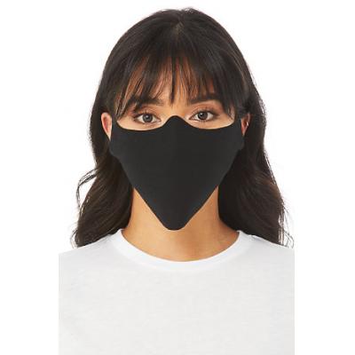 Image of Promotional Reusable Black Face Mask Printed With Your Company Branding 