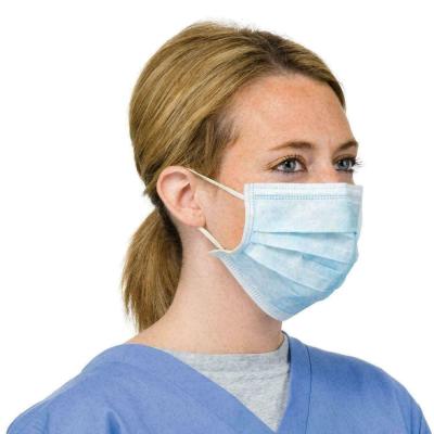 Image of PPE Protective Blue Disposable Face Mask Universal Fit EN Certified 