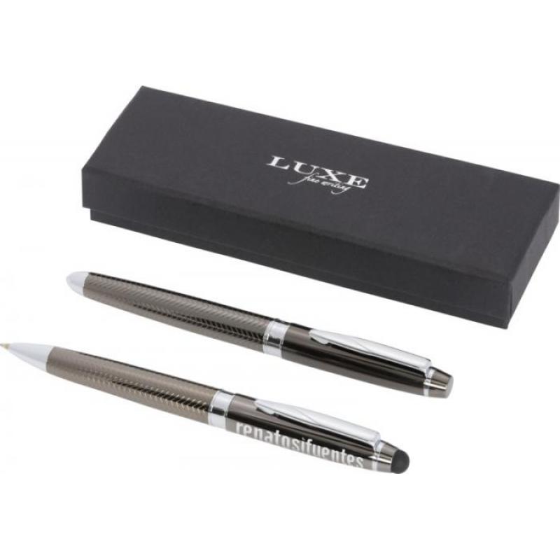 Image of Personalised Luxe Pacific Duo Touch Screen Pen Gift Set