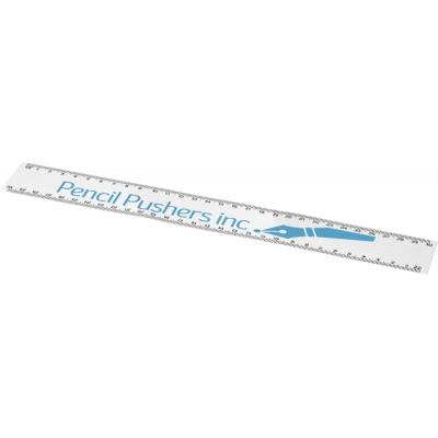 Image of Branded White 30cm Flexible Ruler