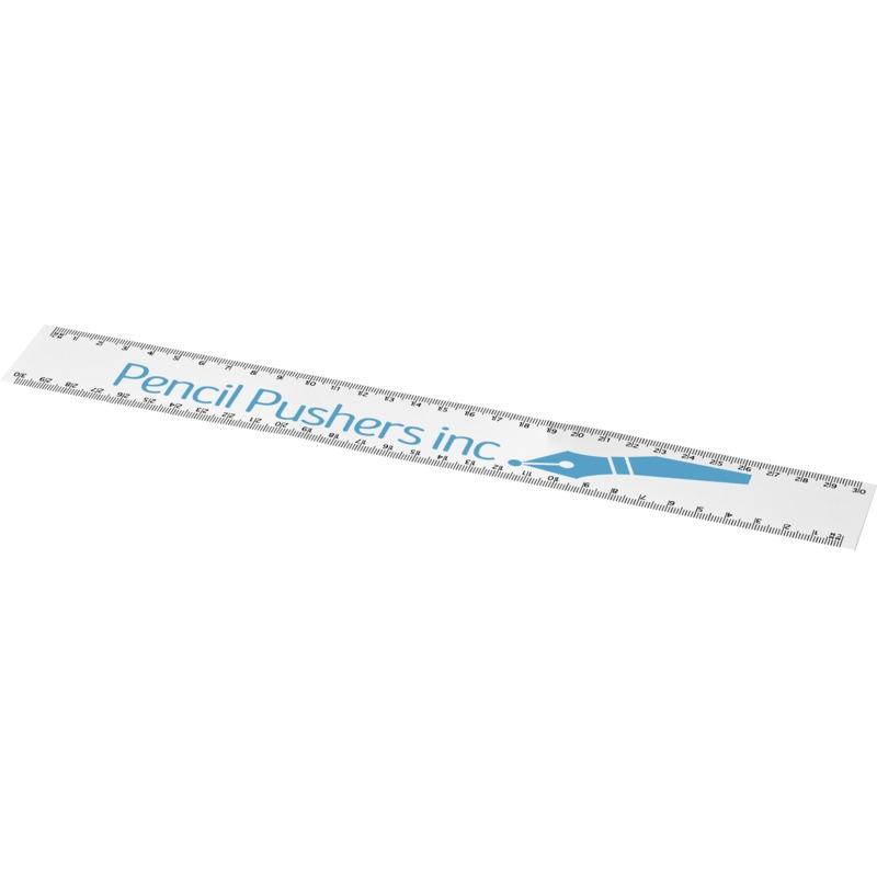 Image of Branded White 30cm Flexible Ruler