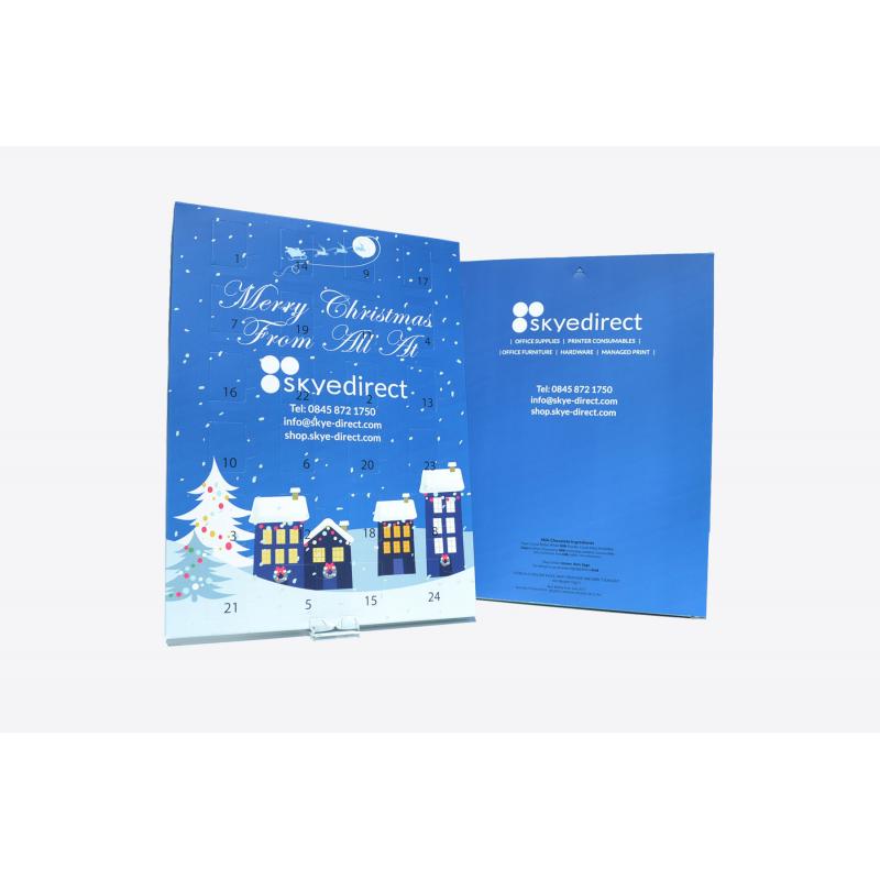 Image of Promotional Advent Calendars - Traditional 24 Christmas Milk Chocolates