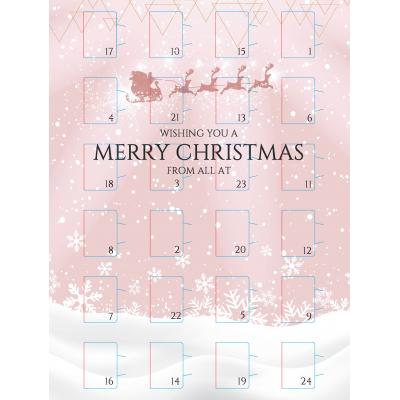 Image of Promotional Traditional Chocolate Advent Calendar Pre Designed - The Night Before Christmas