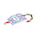 Image of Branded Traditional Christmas Candy Cane With Full Colour Printed Card