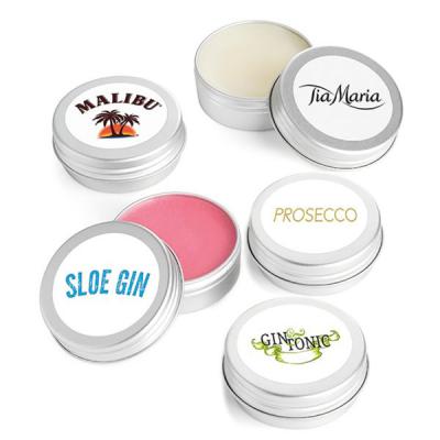 Image of Promotional Lip Balms Tins In A Range Of Alcohol Flavours Made In The UK