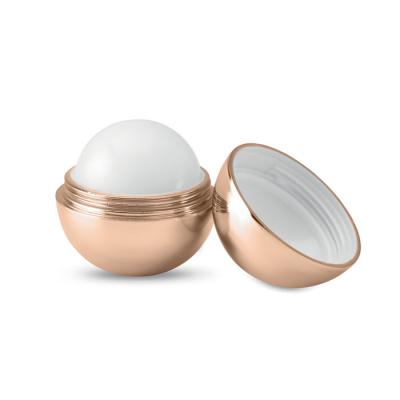 Image of Promotional Lip Balm In Round Metallic Pot Dermatologically Tested