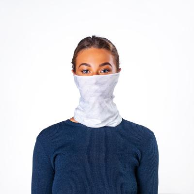 Image of Promotional Antiviral Bumpaa Reusable Snood Face Mask Cover White