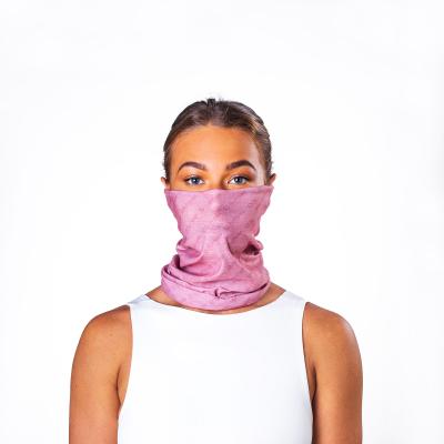 Image of Promotional Antiviral Bumpaa Reusable Snood Face Mask Cover Crepe Purple
