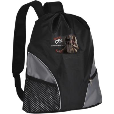 Image of Promotional Backpack With Side Pockets Black