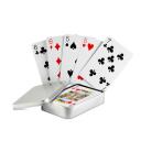 Image of Promotional Classic Playing Cards Presented In A Silver Tin Gift Box