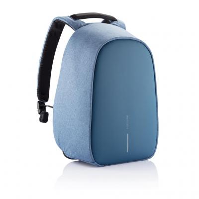 Image of Promotional Eco Blue Bobby Hero Regular Anti-theft Backpack. Printed With Your Logo