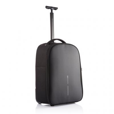 Image of Promotional Eco Bobby Anti Theft Backpack Cabin Suitcase Trolley Black