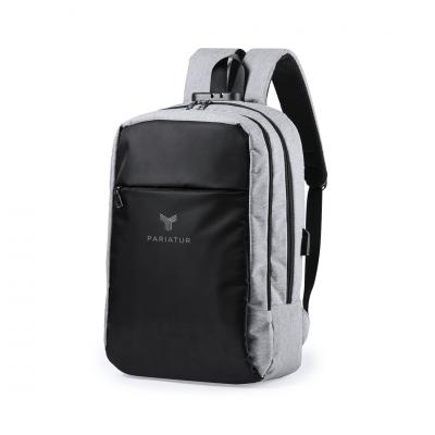 Image of Promotional Anti Theft Business Backpack with USB Charging Port and Security Lock