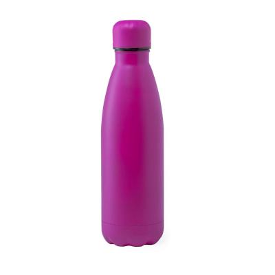 Image of Promotional Reusable Stainless Steel Bottle With Individual Personalisation Pink