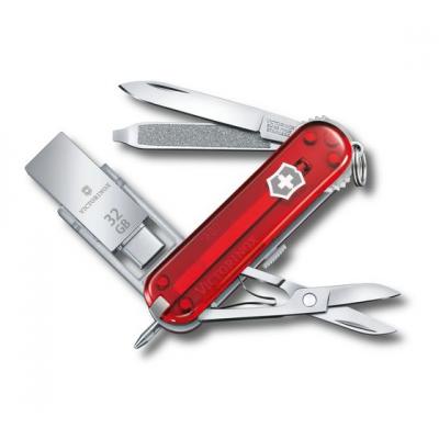 Image of Promotional Victorinox @Work Swiss Army Pocket Knife With 16GB USB Stick