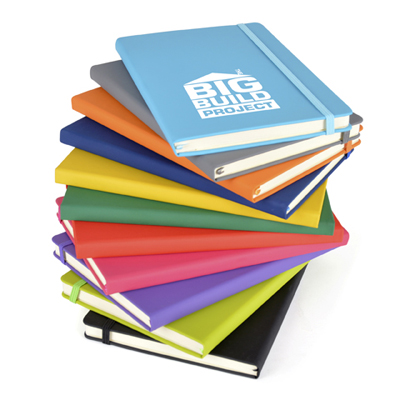 Image of Promotional Mole A5 Notebook With Soft Touch Finish Express Printed