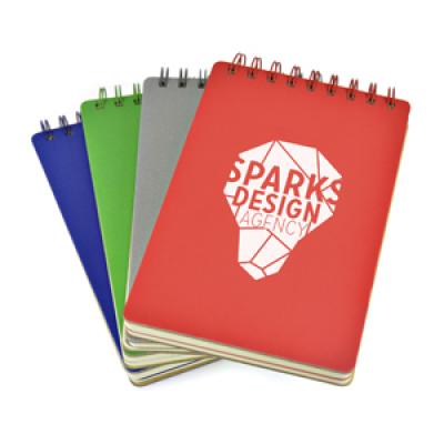 Image of Express Printed A5 Wiro Bound Notebook Promotional Jotter