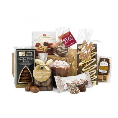 Image of Promotional Christmas Hamper Filled With Luxury Chocolate Gifts - Chocolate Drop
