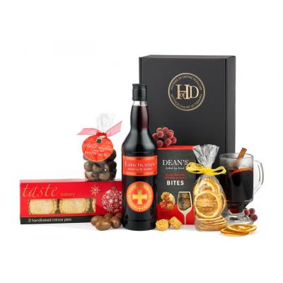Image of Promotional Christmas Hamper - The Winter Warmer With Mulled Wine, Mince Pies And Treats