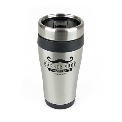 Image of Express Printed Reusable Insulated Travel Mug Printed Or Engraved With Your Company Branding