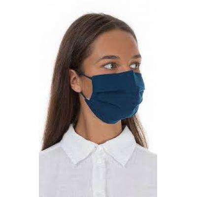 Image of Promotional 2 Ply Pleated Reusable Face Mask With Adjustable Ear Loops
