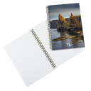 Image of Promotional Eco Notebook A4 & A5 With Your Bespoke Design Silver Spiral