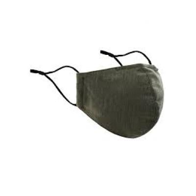 Image of Promotional Urban Antibacterial Face Mask 100% Cotton, 2 Layered, Adjustable Olive Green