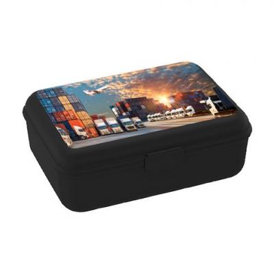 Image of Promotional Reusable Lunch Box BPA Free With Full Colour Branding