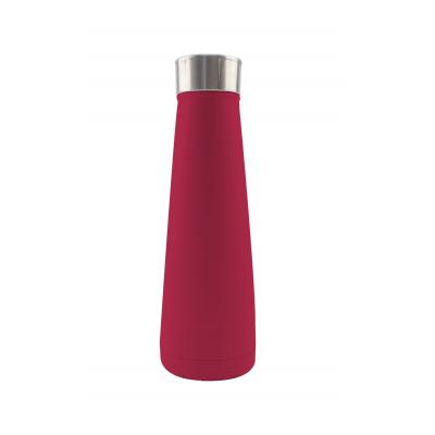 Image of Engraved Reusable Vacuum Bottle Double Walled Insulated Travel Bottle Red