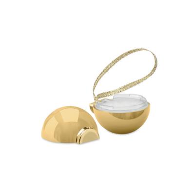 Image of Promotional Christmas Bauble Lip Balm Available In Red, Gold Or Silver