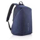 Image of Printed Eco Bobby Soft Anti Theft Backpack Made From RPET Recycled Bottles Navy Blue