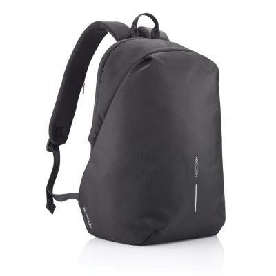 Image of Promotional Eco Bobby Soft Anti Theft Backpack Made From RPET Recycled Bottles Black