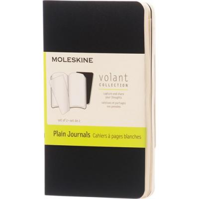 Image of Embossed Moleskine Volant Journal Notebook XS Soft Cover Plain Paper