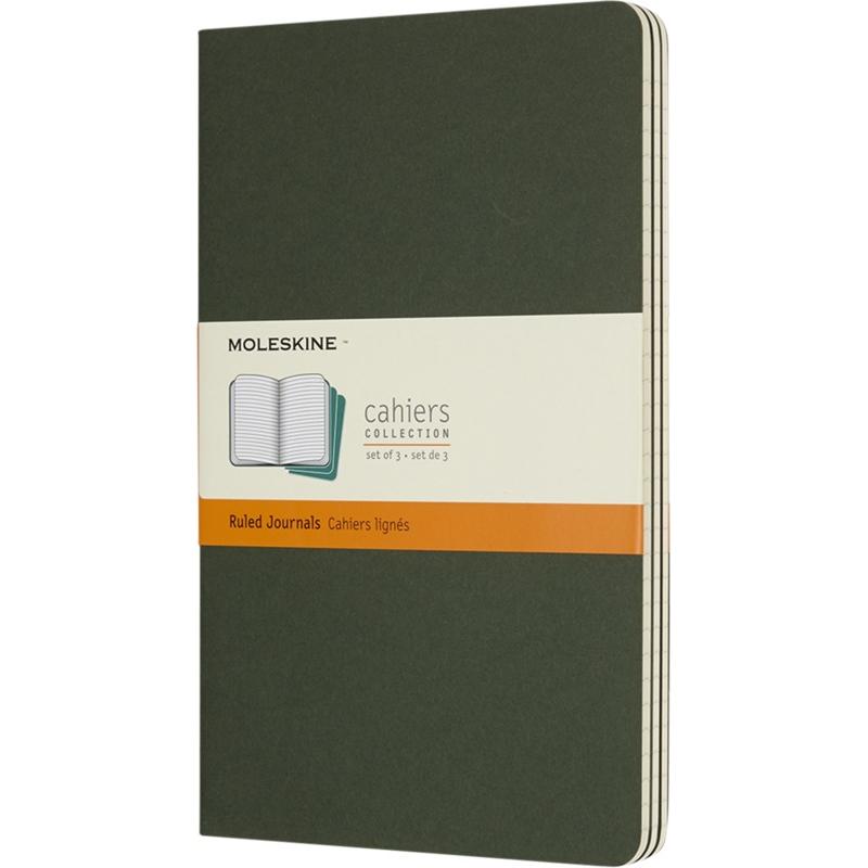 Image of Branded Moleskine Cahier Journal Large Notebook Ruled Paper