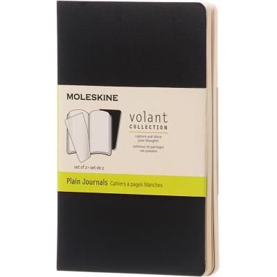 Image of Customised Moleskine Volant Journal Pocket Notebook Soft Cover Plain Paper