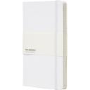 Image of Promotional Moleskine Large Classic Note Book With Hard Cover And Ruled Pages White