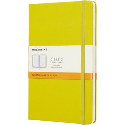 Image of Branded Moleskine Large Classic Note Book With Hard Cover And Ruled Pages Dandelion Yellow