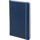 Image of Embossed Moleskine Large Classic Note Book With Hard Cover And Ruled Pages Sapphire Blue