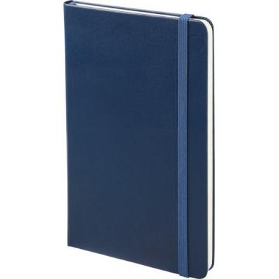 Image of Embossed Moleskine Large Classic Note Book With Hard Cover And Ruled Pages Sapphire Blue