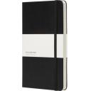 Image of Promotional Moleskine Large Classic Note Book With Hard Cover And Ruled Pages Black