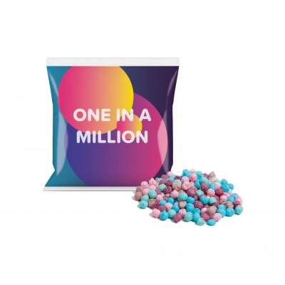 Image of Promotional Vegan Millions Sweets Presented In A Printed Flow Bag