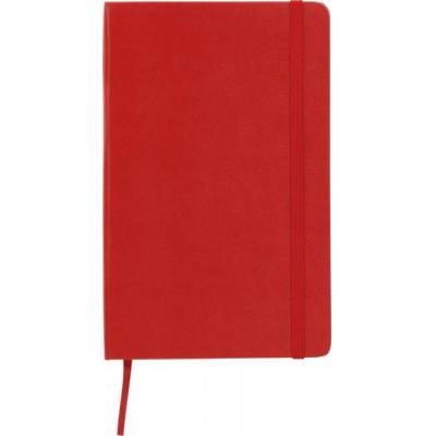 Image of Embossed Moleskine Classic Large Notebook Hard Cover Plain Pages Scarlet Red