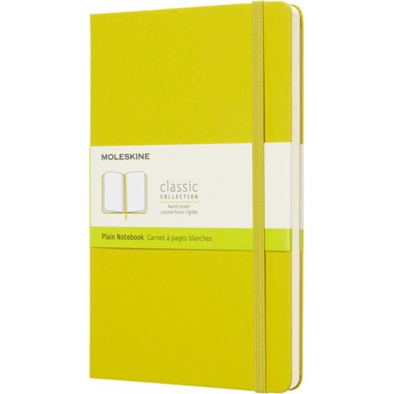 Image of Promotional Moleskine Classic Large Notebook Hard Cover Plain Pages Dandelion Yellow