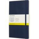 Image of Promotional Moleskine Classic Large Notebook Soft Cover Squared Pages Sapphire Blue