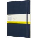 Image of Branded Moleskine Classic XL Notebook Hard Cover Squared Pages Sapphire Blue