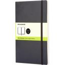 Image of Promotional Moleskine Classic Large Notebook Soft Cover Plain Pages Black