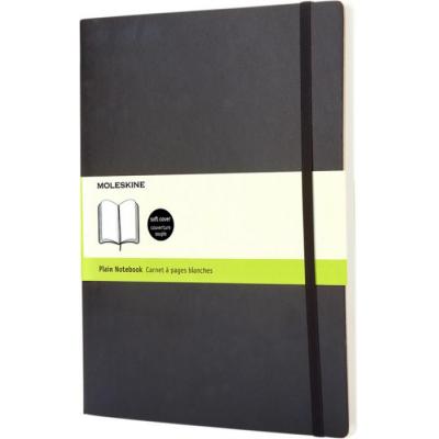 Image of Promotional Moleskine Classic Notebook XL Soft Cover Plain Paper Black